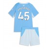 Manchester City Abdukodir Khusanov #45 Hjemmedraktsett Barn 2026-27 Kortermet (+ korte bukser)